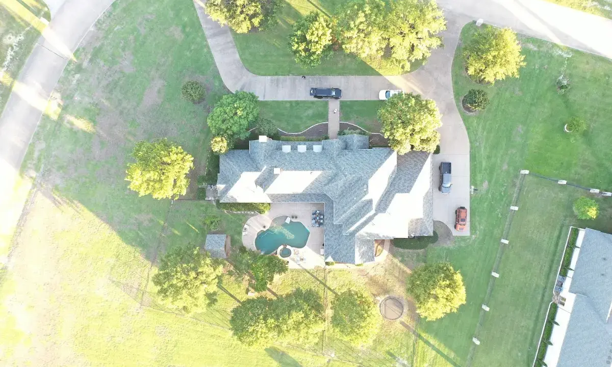 New shingle roof installation on a home in Bethany